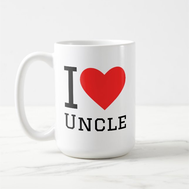 I love uncle coffee mug (Left)