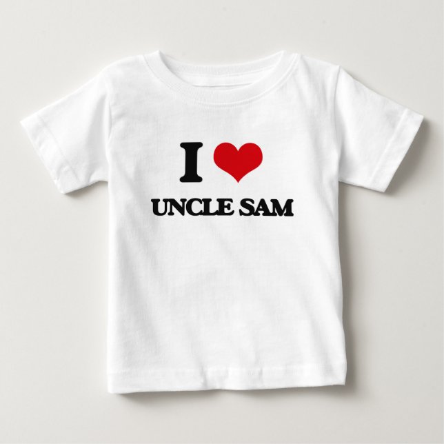 I love Uncle Sam Baby T-Shirt (Front)