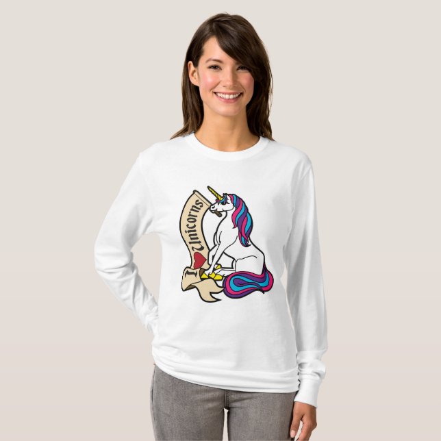 I love Unicorns! T-Shirt (Front Full)