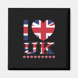 I Love United Kingdom-Uk-United Kingdom-England Magnet