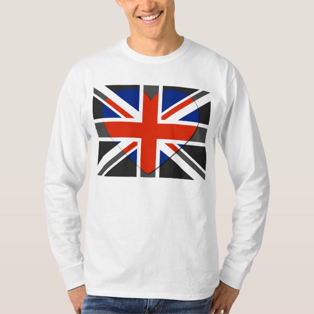 I love United Kingdom  - Vintage T-shirts (Front)