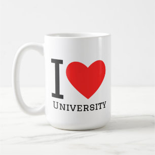 I love university  coffee mug