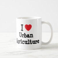 I love Urban Agriculture heart custom personalised