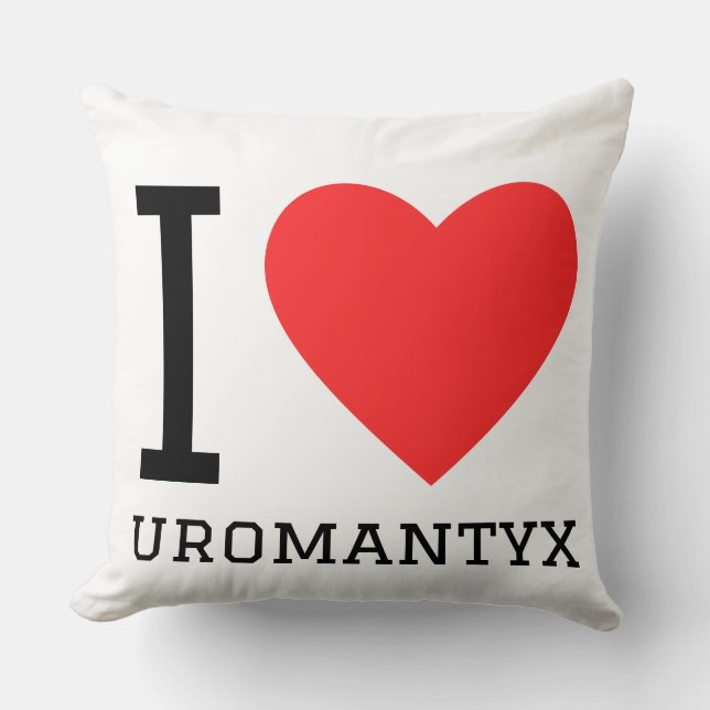 I love uromantyx  cushion (Front)