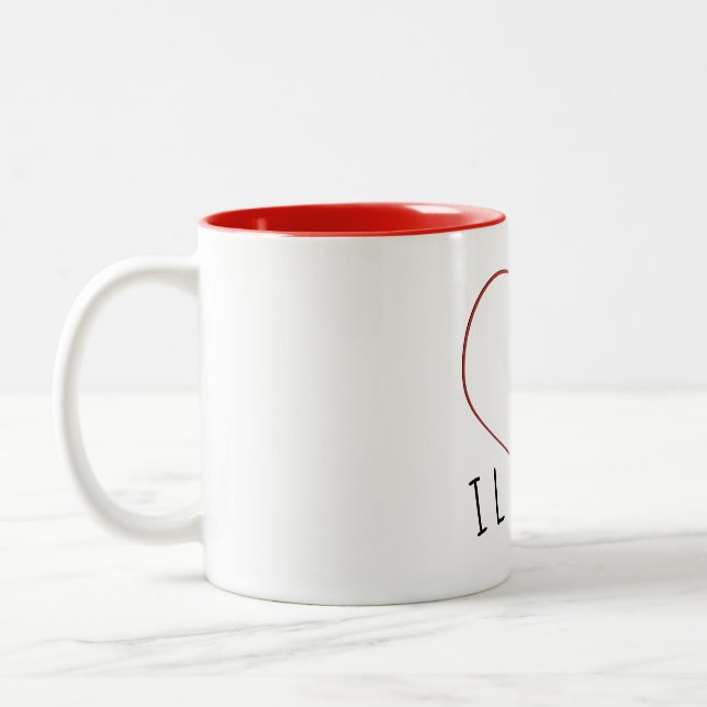 I love us classic mug 11oz (Left)
