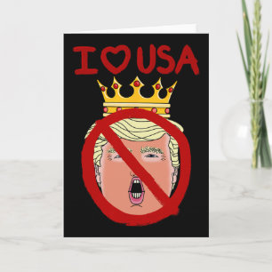 I Love Usa Anti Trump 2024 Card