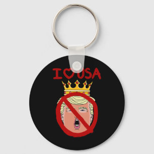 I Love Usa Anti Trump Key Ring