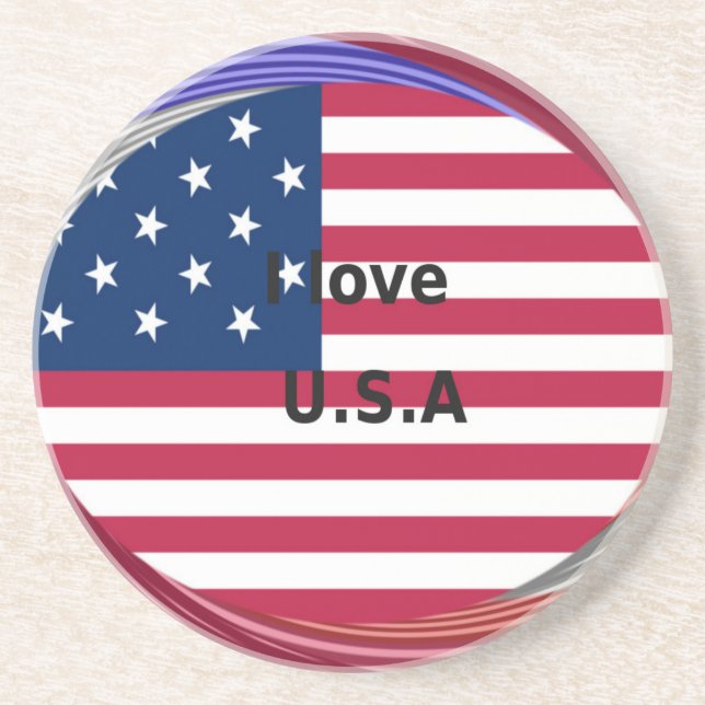 I LOVE USA COASTER (Front)