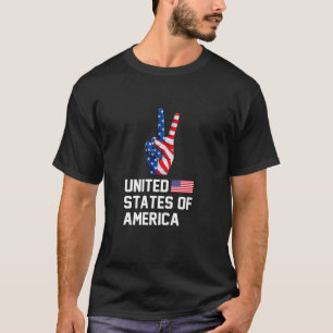 I Love USA Enjoy Patriotic United States Of Americ T-Shirt