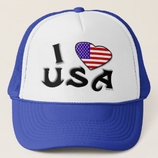 I Love USA Hat