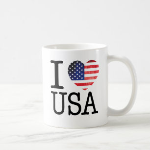 I Love USA Mug