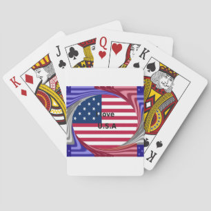 I LOVE USA PLAYING CARDS