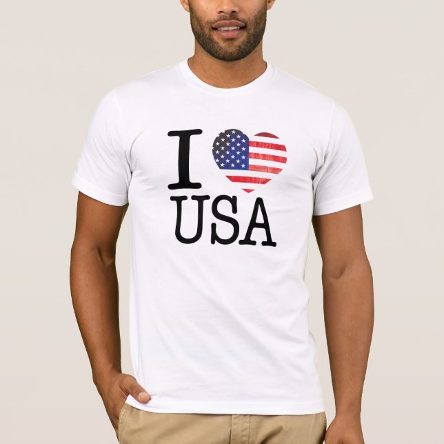 I Love USA Shirt (Front)