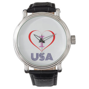 I Love USA Watch