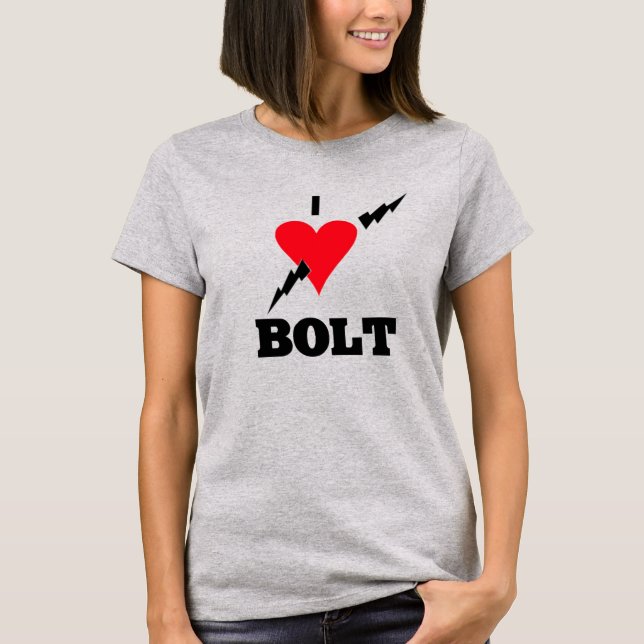 I love usain bolt - T-Shirt (Front)