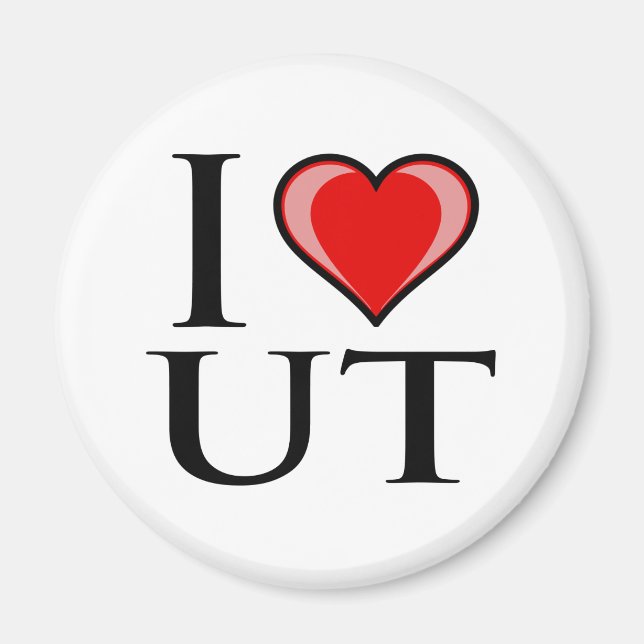 I Love UT - Utah Magnet (Front)