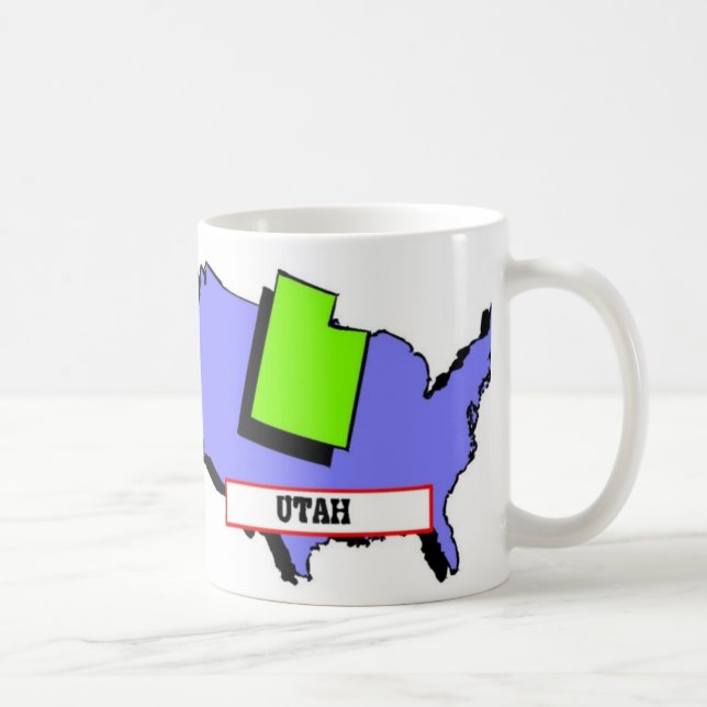 I Love Utah Coffee Mug (Right)