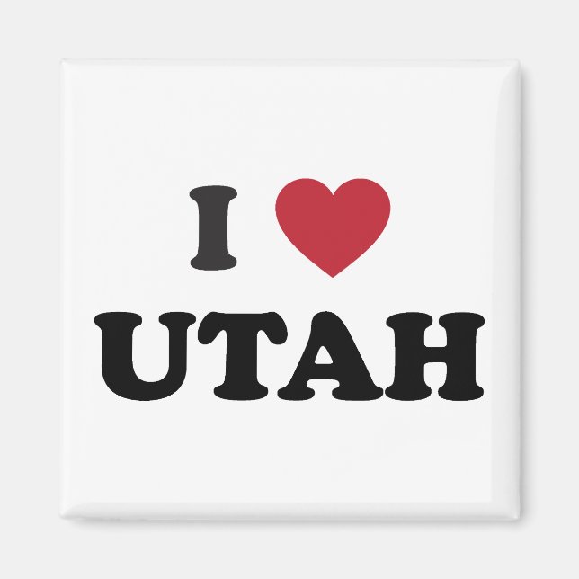 I Love Utah Magnet (Front)