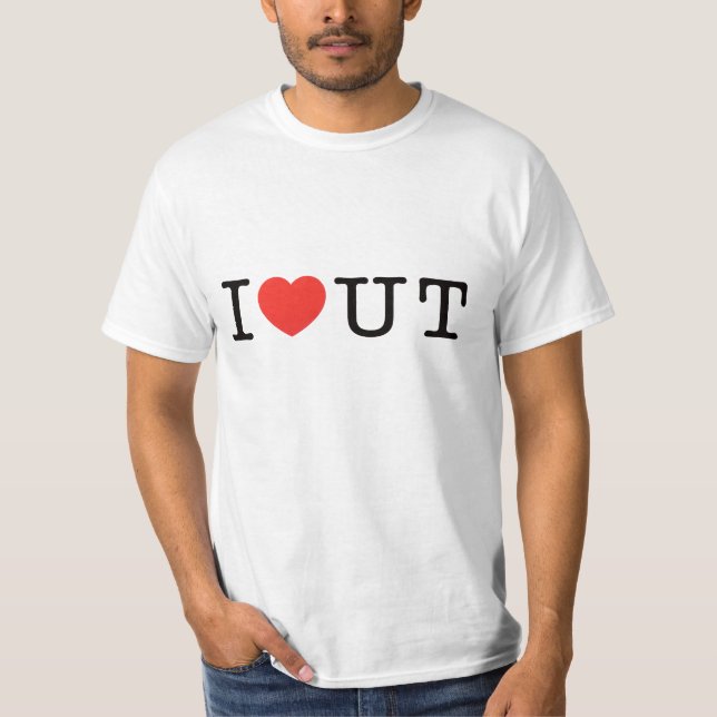 I LOVE UTAH T-Shirt (Front)
