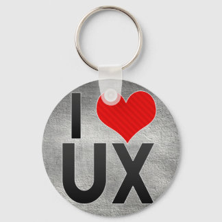 I Love UX Key Ring