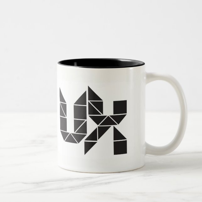 I Love UX Two-Tone Coffee Mug (Right)