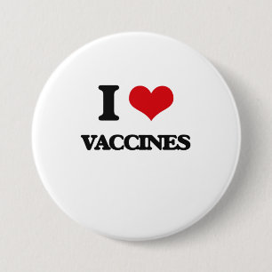 I love Vaccines 7.5 Cm Round Badge