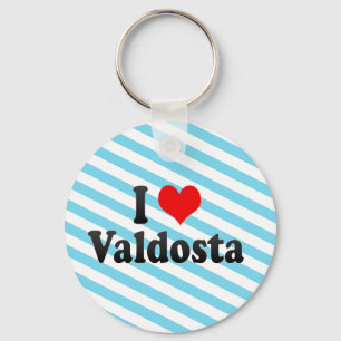 I Love Valdosta, United States Key Ring