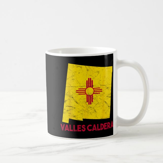 I Love Valles Caldera New Mexico Nm Retro Souvenir Coffee Mug (Right)
