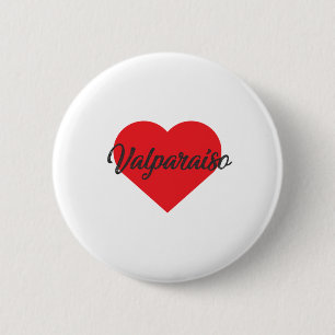 I Love Valparaiso - Chile 6 Cm Round Badge