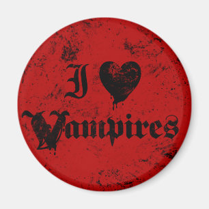 I Love Vampires Magnet
