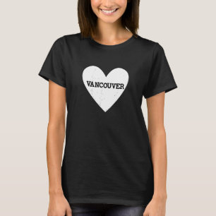 I Love Vancouver Washington Tourist Wa Traveller K T-Shirt