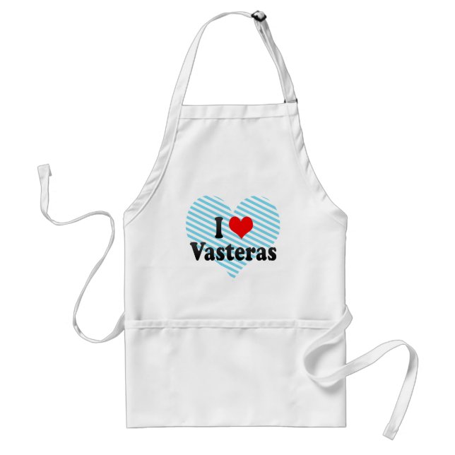 I Love Vasteras, Sweden Standard Apron (Front)