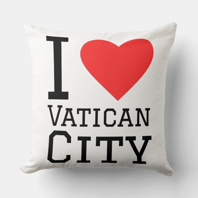 I love Vatican City  Cushion (Front)
