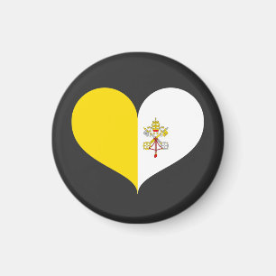 I Love Vatican City Flag Magnet