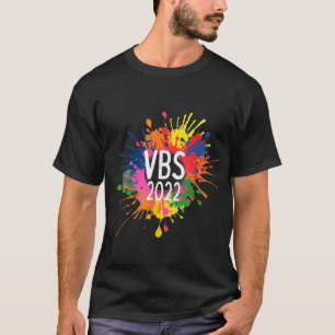 I Love VBS 2022 Crew Vacation Bible School Paint S T-Shirt