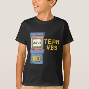 I Love Vbs Video Game Vacation Bible School Retro T-Shirt