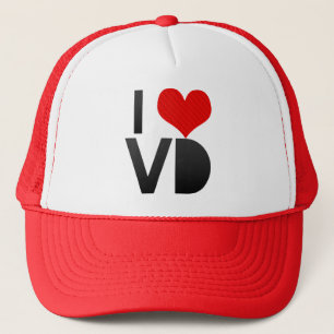 I Love VD Trucker Hat