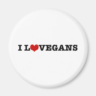 I Love Vegans Magnet