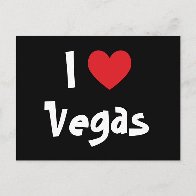 I Love Vegas Postcard (Front)