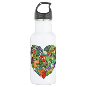 I Love Veggies 532 Ml Water Bottle