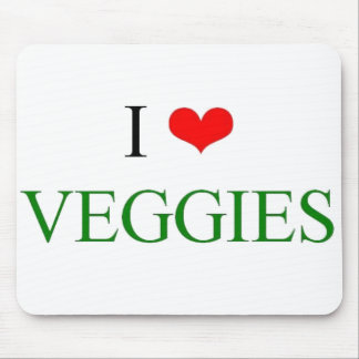 I Love Veggies Mouse Mat