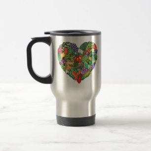 I Love Veggies Travel Mug