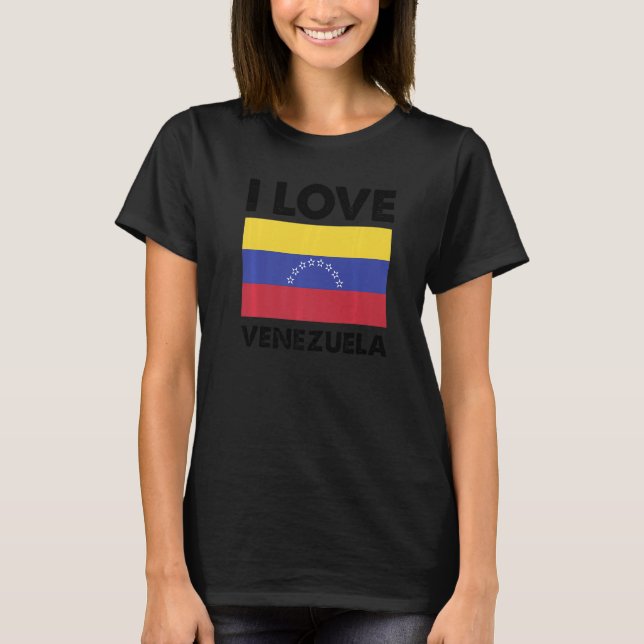 I Love Venezuela I Heart Venezuela Family Travel   T-Shirt (Front)