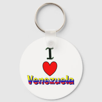 I Love Venezuela Keychain