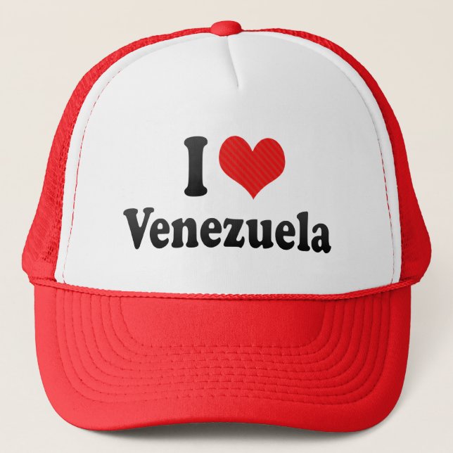 I Love Venezuela Trucker Hat (Front)