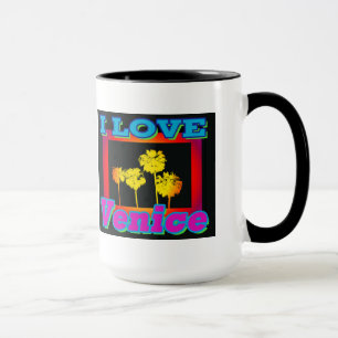 I LOVE Venice Palm Trees in the Box Mug Cup