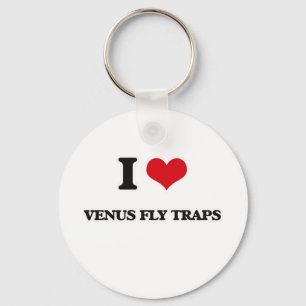 I Love Venus Fly Traps Key Ring