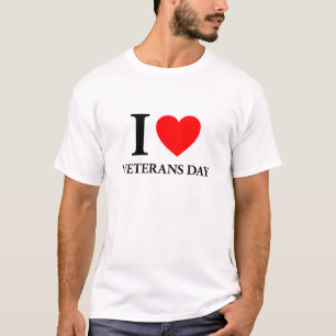 I Love Veterans Day T-Shirt