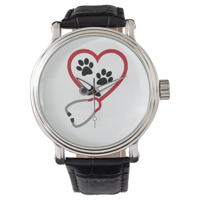 I love Veterinary Medicine Watch (Front)