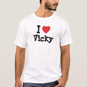 I love Vicky heart T-Shirt